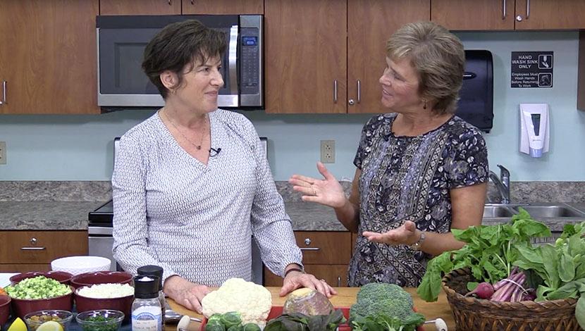 Dr. DiBartolo and Terry Passano talk about food