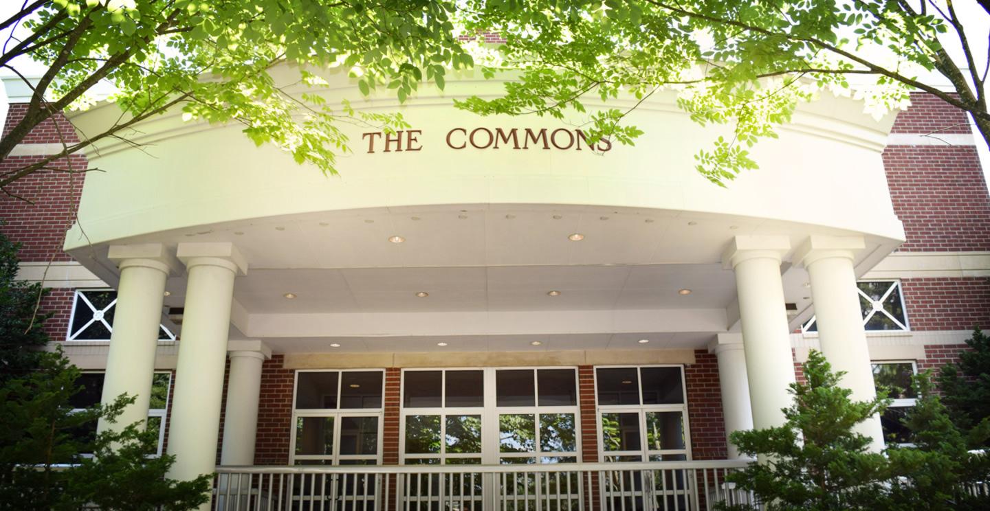 The Commons front of Building Exterior