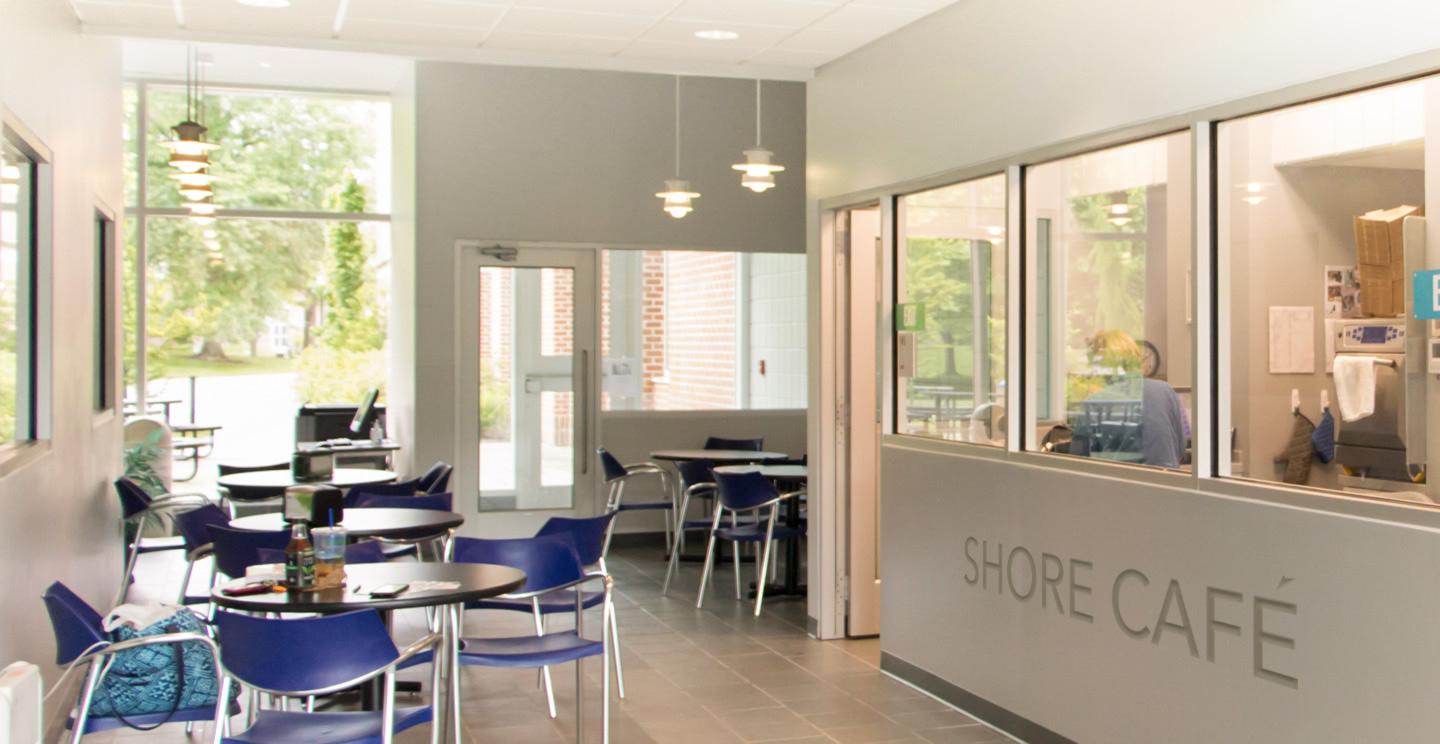 Interior of Shore Cafe at the Henson School