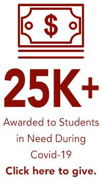 为新冠肺炎期间有需要的学生提供2.5万+奖金