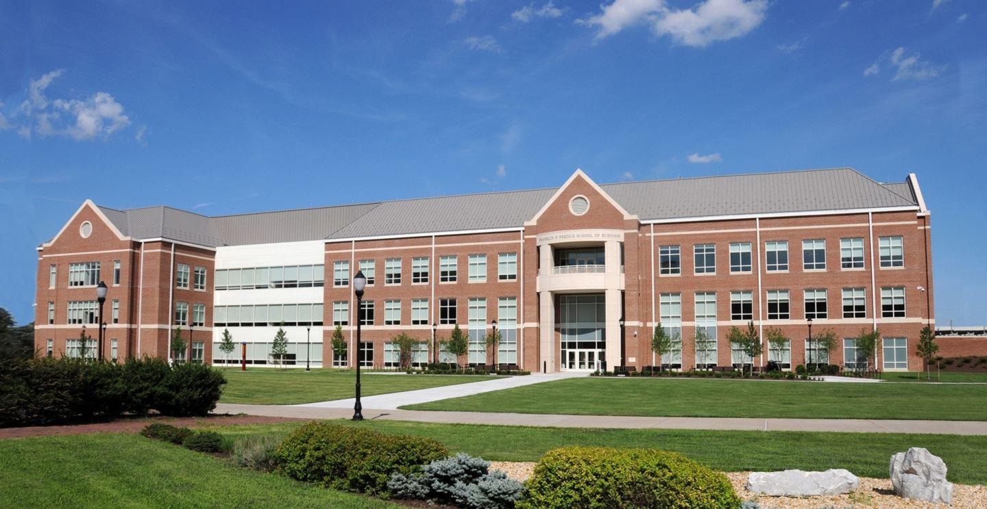 Perdue Hall, the business school at Salisbury University