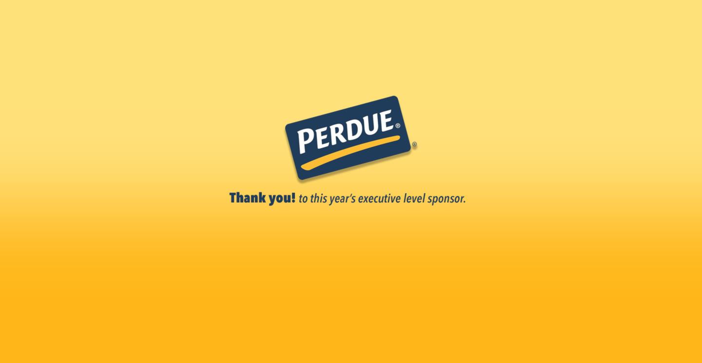 Perdue Farms Logo on gold background