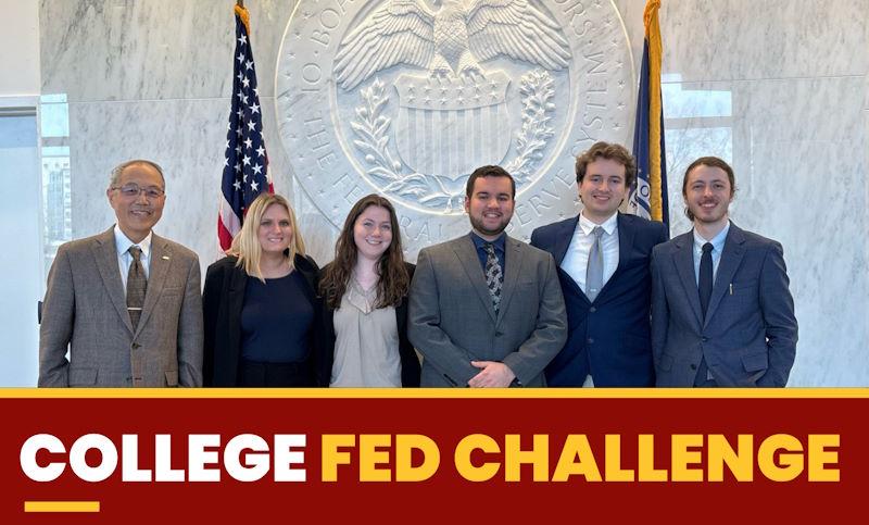 College Fed Challenge students