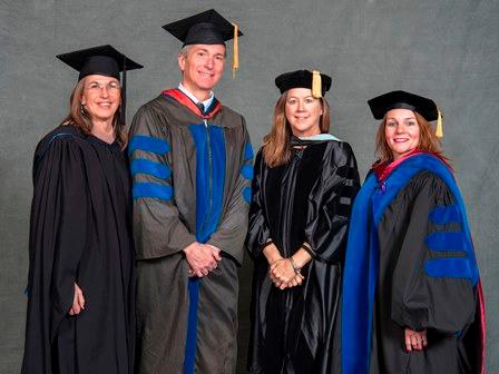 photo of Dr. Chrys Egan, Dr. David Rieck, Paula Morris, and Dr. Laurie Andes