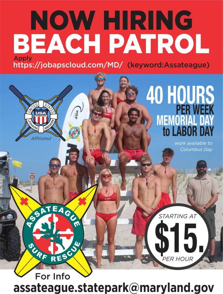 Assateague State Park Beach Patrol Flyer