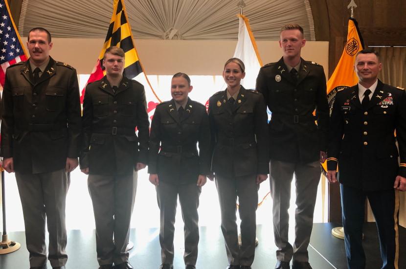 Class of 2022 newly commissioned Second Lieutenants