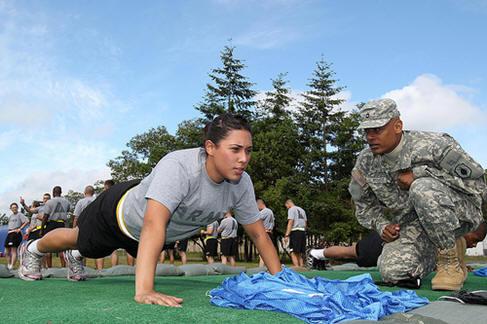 ROTC Army Physical Fitness Test