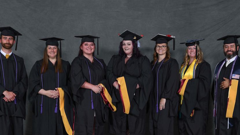 The Substance Use Disorder Workforce Expansion (SUDWE) Graduates in graduate attire