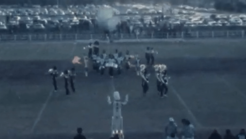 Marching Band during a performance 