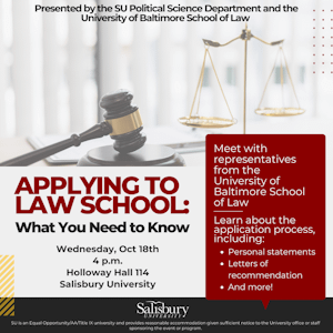 Law School Info Session Flyer