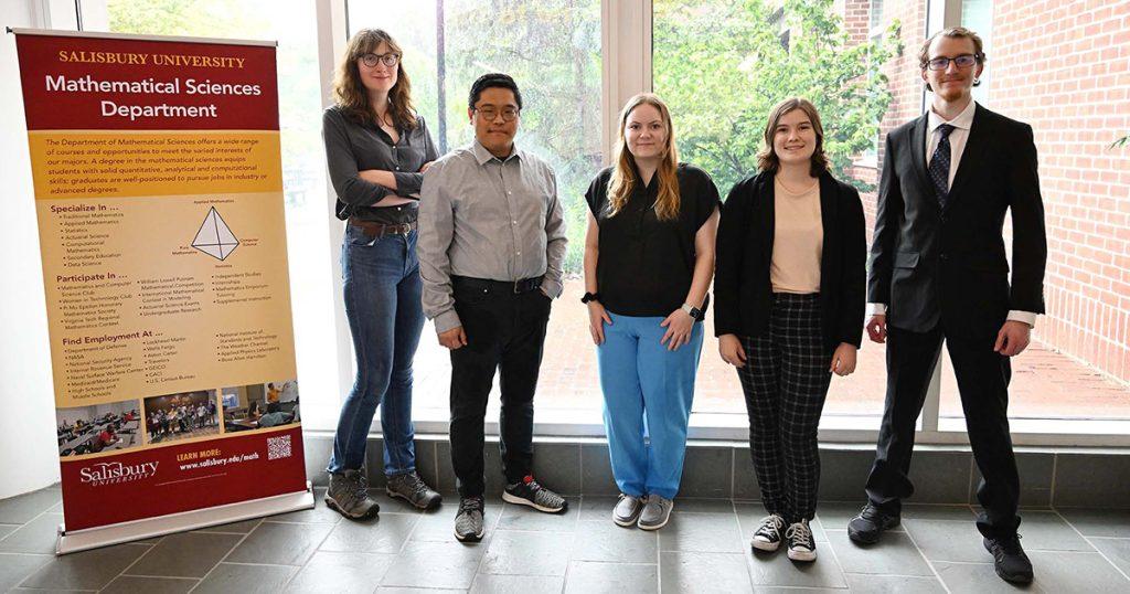 Cameron Cash, of Georgetown, DE; Carly Pfaff, of Oakland, MD; Emily Shaeffer, of Odenton, MD; and Lauren Specht, of Frederick, MD.