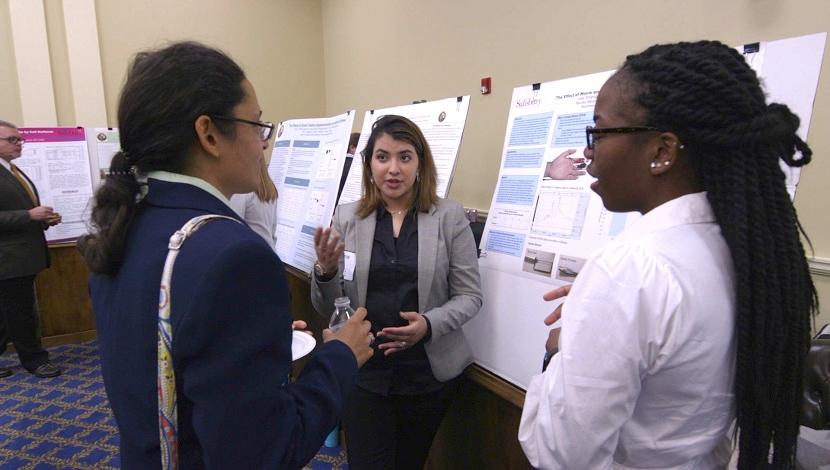 Students at Research Conference