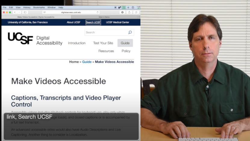 Screen Reader Demo for Digital Accessibility