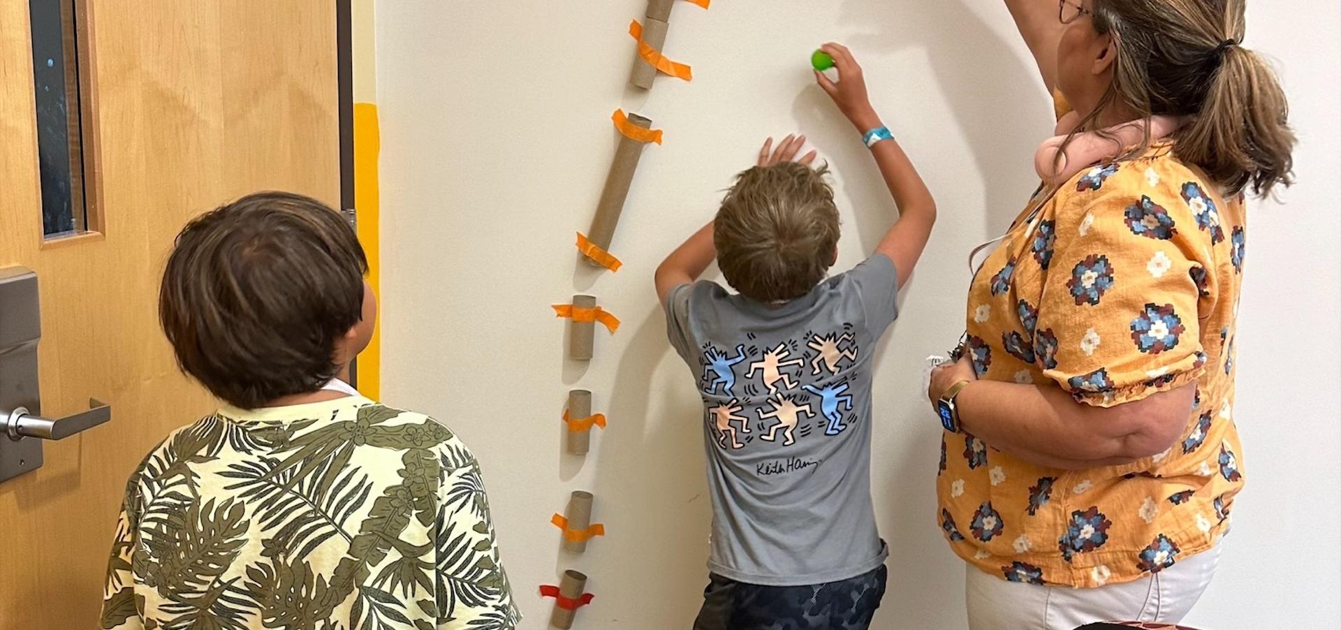 Students during film academy