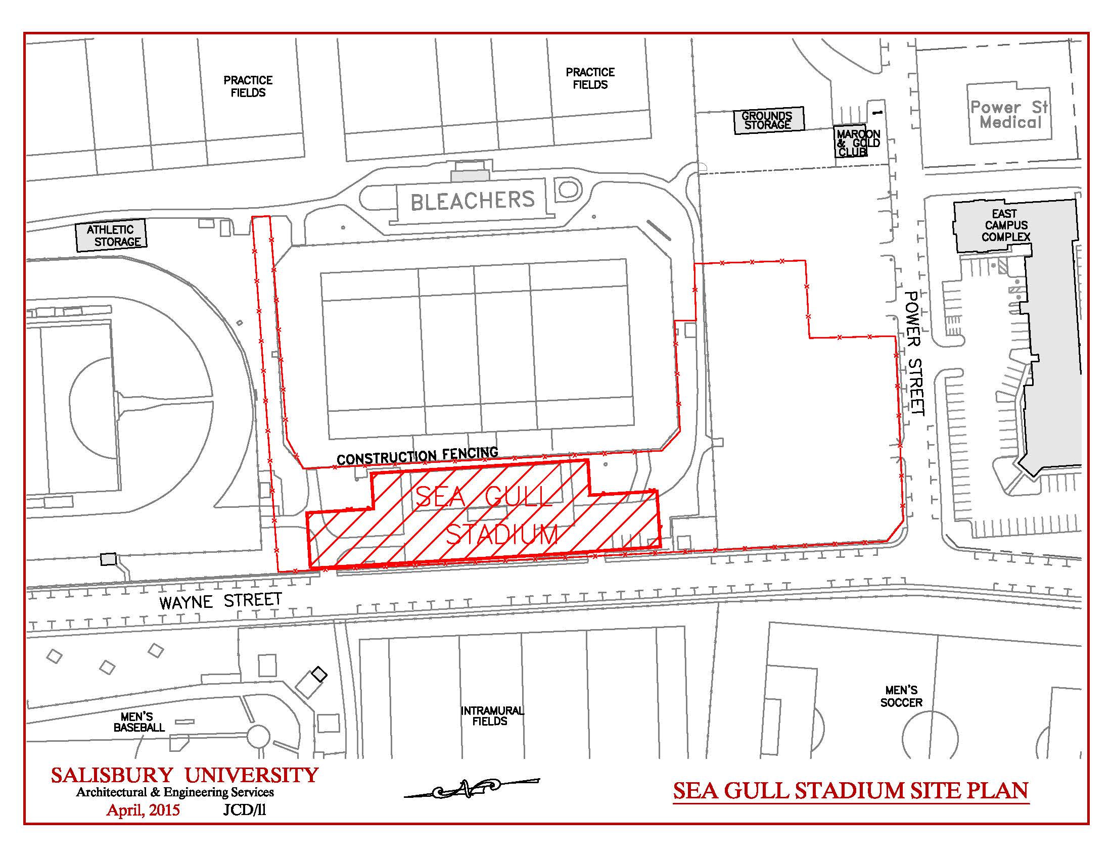 Seagull Stadium Site Plan