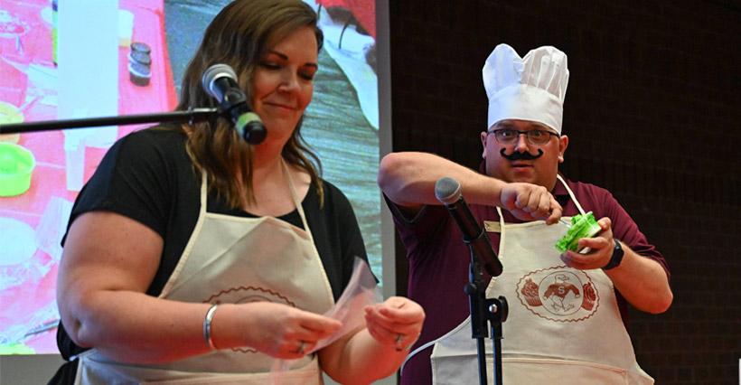 Staff Senate text with Sammy the Seagull