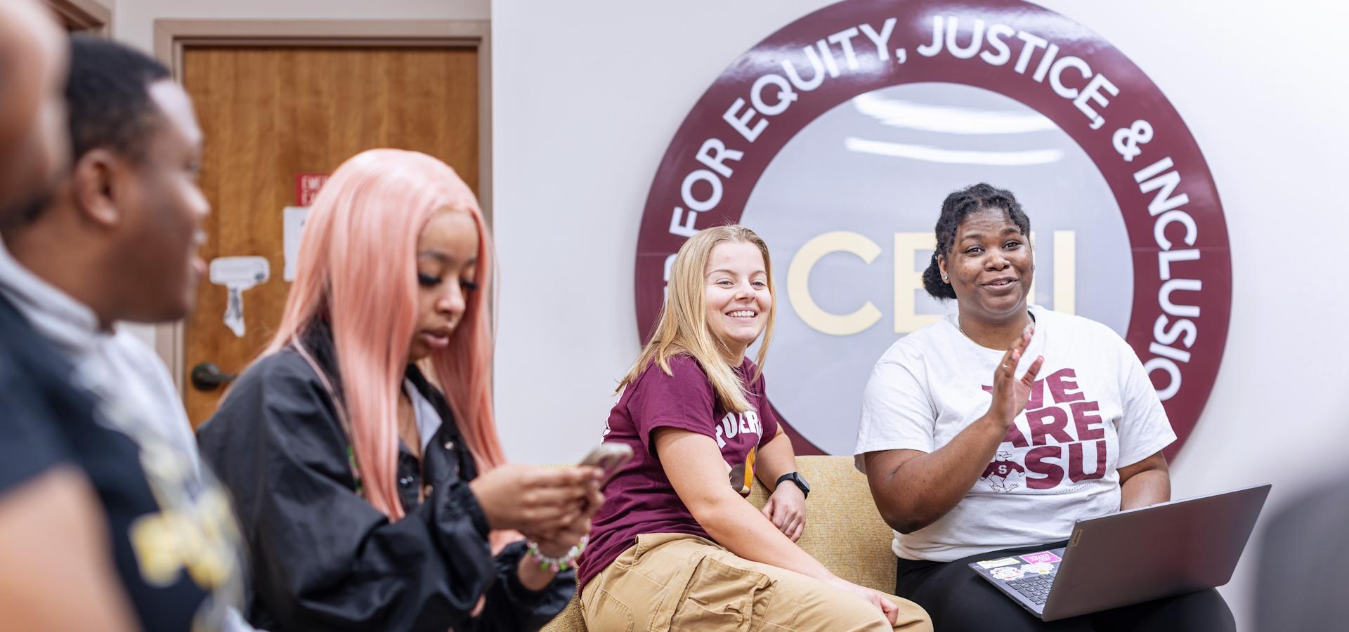 Students inside the CEJI Center