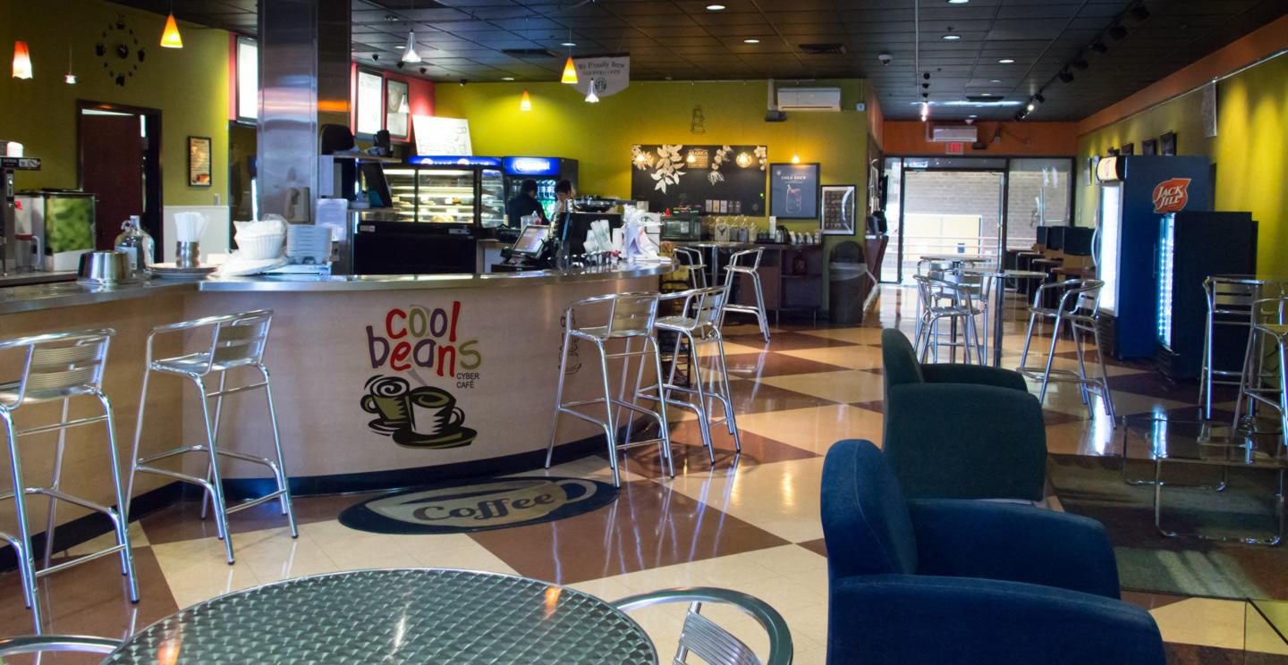 Interior of Cool Beans Cafe at Salisbury University