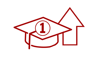 First generation students – track and increase enrollment icon