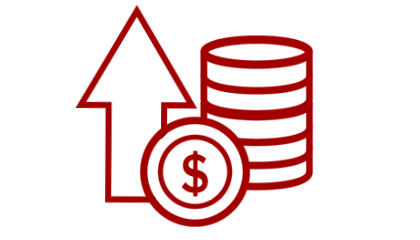 Increase grants icon