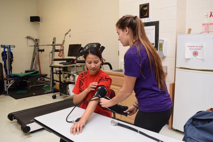 Student in Exercise Science Program