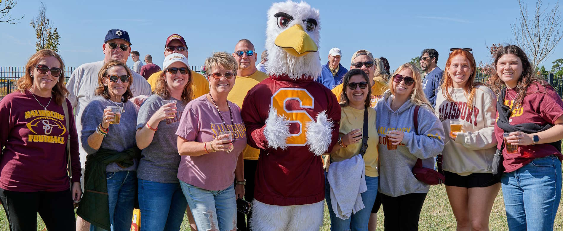 Alumni on steps Welcome Sea Gull Alumni Our Centennial Year