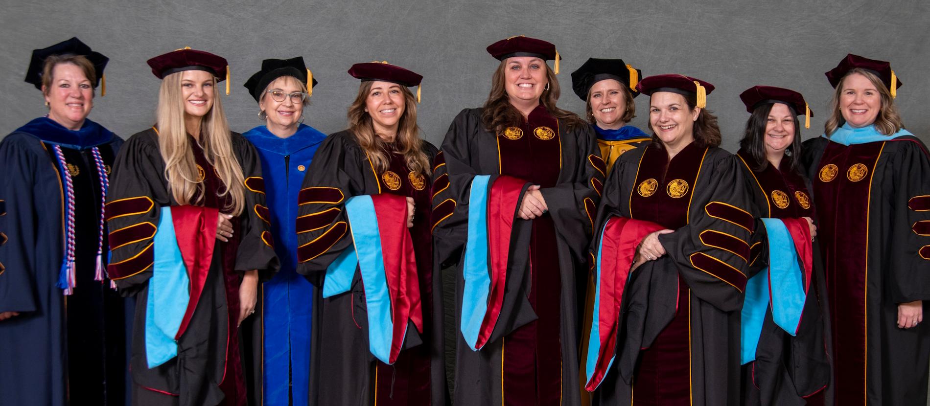 Student and professor working