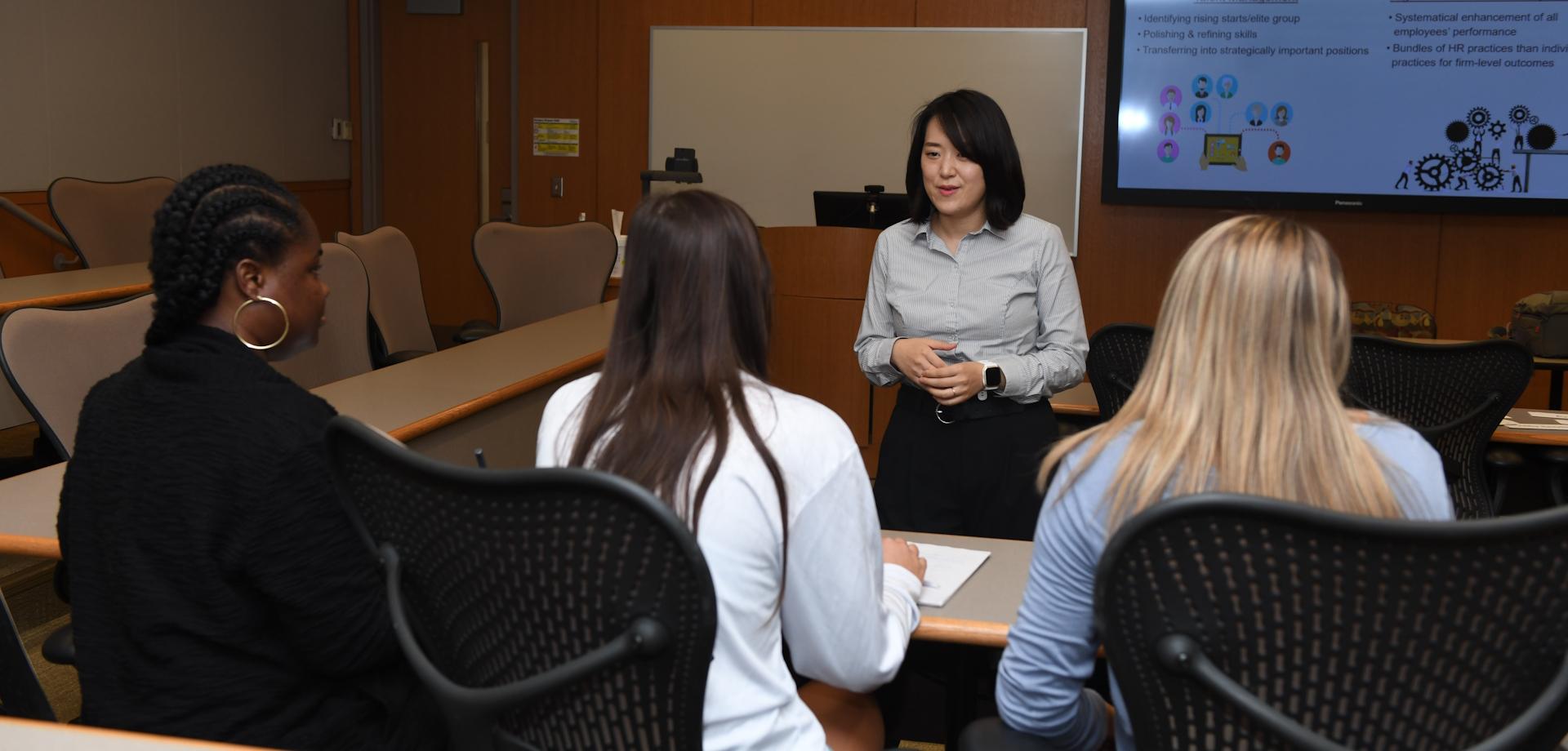 Students during a lecture