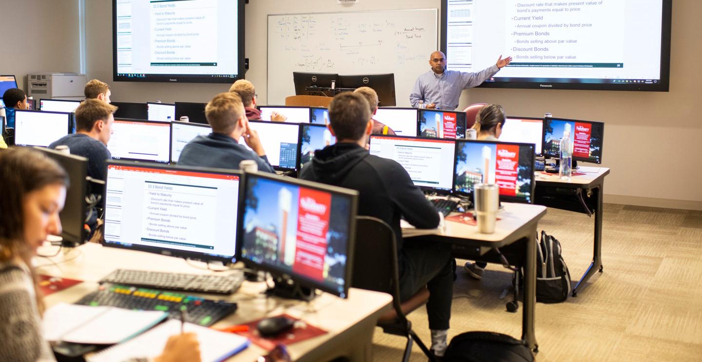 Students during a lecture