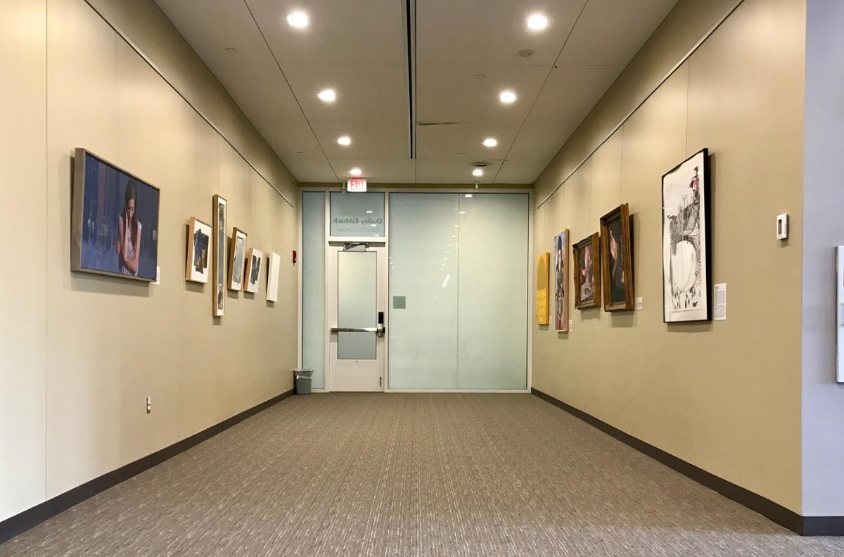 photo of art exhibit area