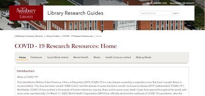 COVID-19 Research Resources: Home