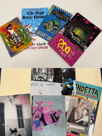 Collection of zines and comics created by authors and artists in Latin America and Hispanics in the United States