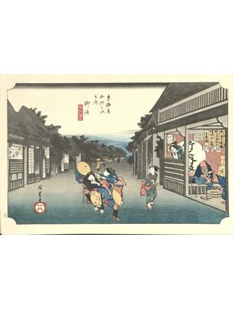 Woodblock Print in the Ukiyo-e Style