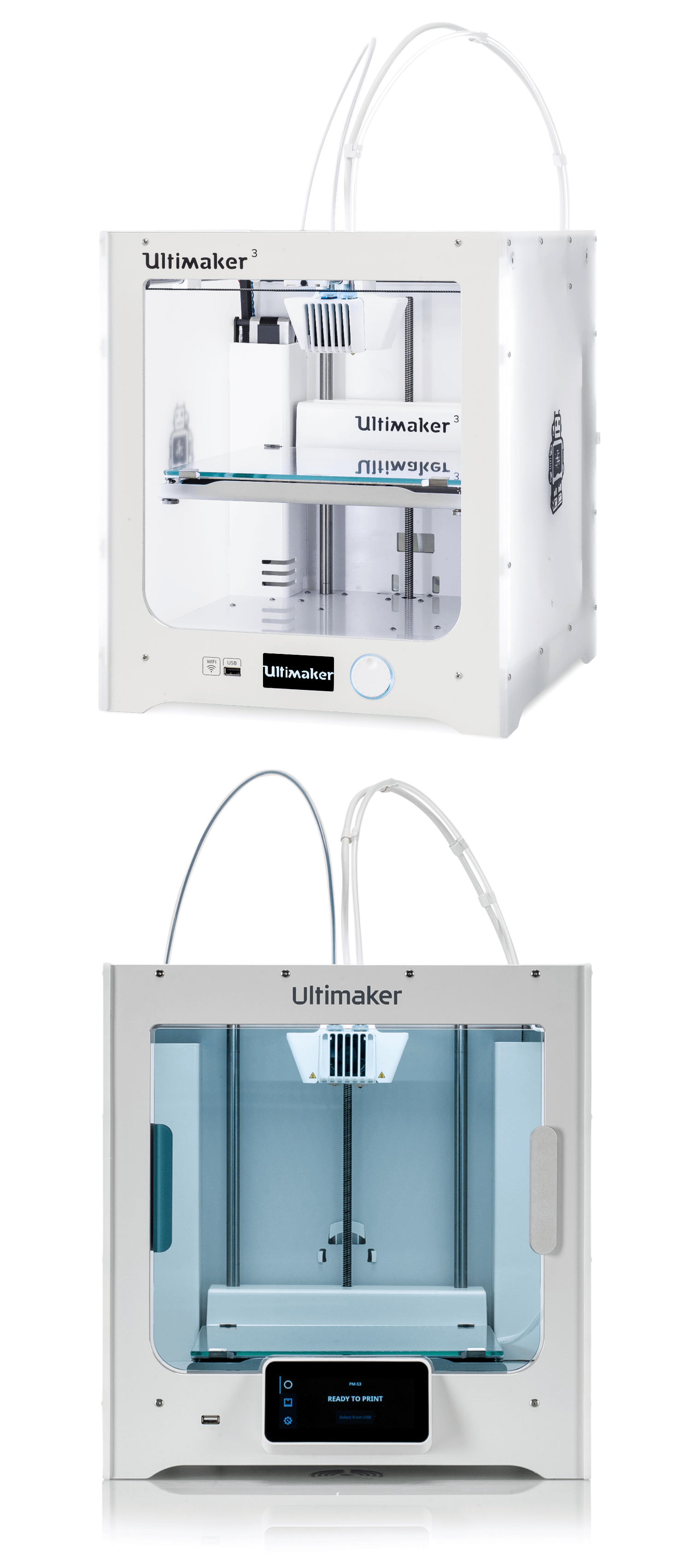 Ultimaker 3 and S3