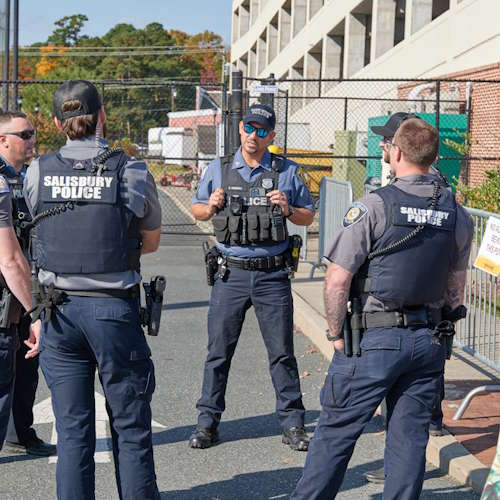 Police at event