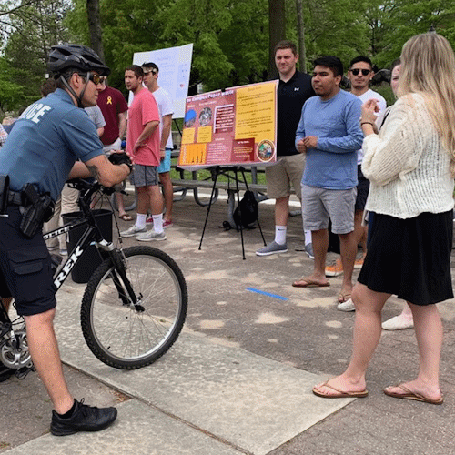 Police on campus
