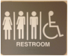 All Gender Restroom sign